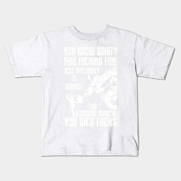 Out of Context D&D Quote Kids T-Shirt by MimicGaming